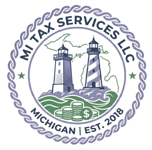 MI Tax Services LLC lock logo